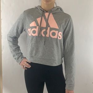 Adidas Cropped Hoodie NWOT